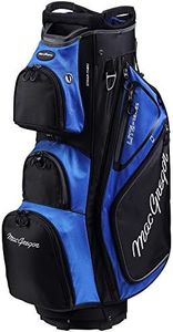 MacGregor Golf VIP Deluxe 14-Way Cart Bag, 9.5" Top- Black/Blue