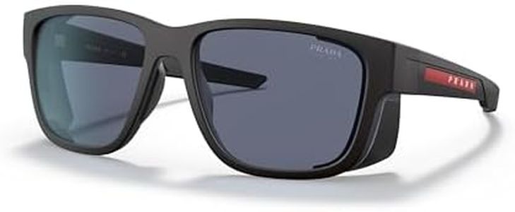 Prada 0PS 07WS Occhiali, Nero/Blu, 59 Uomo