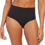 Spanx SPANXshape Everyday Shaping Brief - Core Control Shapewear Underwear - Invisible Under Clothes - Seamless Design - Black - Medium