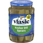 Vlasic Kosher Dill Spears Pickles, 24 oz