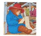 Paddington Diamond Painting/Crystal Art Kits, Range from Craft Buddy - Greeting Cards, Stickers, Notebooks, Pictures (30x30cm Writing A Letter Mounted Picture Kit)