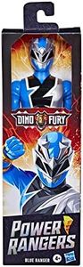 Power Rangers Figura de acción Dino Fury Blue Ranger de 30 cm, Serie de TV F2963, Talla única