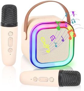 Kids Karaoke Machine with 2 Wireless Microphones