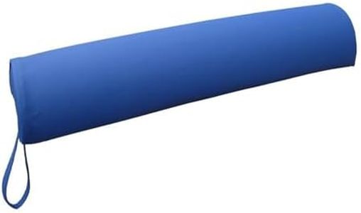 Zen Knierolle halbrunde Lagerungsrolle 60x15x8cm Halbrolle für Massageliegen & Physiotherapie Nackenrolle & Beinrolle - Kniekissen Massage Zubehör für Knie, Beine, Füße & Rücken zur Lagerung (Blau)
