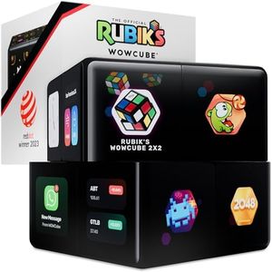 WOWCUBE - Handheld Game Console, 60+ Games and Apps for Teens and Adults (Ages 13+) - STEM Certified Mixed-Reality Entertainment System - 24 Screens Interactive Gaming Cube