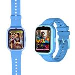 WACHME Kids Smart Safety WatchPhone, 4G 2-Way Voice&Video Call, Custom UI, Upgradeable, Parent's Android App(not iOS), IP68, Accurate Location Tracking GPS/WiFi/LBS, Edtech, AI(Blue) (Platinum)
