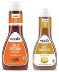 Veeba Vinaigrette Salad Sauce, 320g & Veeba Sauces, Chilli Oregano Sauce, 350g