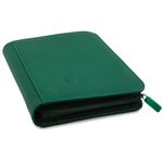 Card Guardian - Premium 4 Pocket Binder for 160 Cards (Green) | Zipper Closure and Side Loaded Pockets | Compatible with Trading & Sports Cards including Magic the Gathering, Yugioh, Baseball Cards