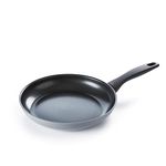 OXO Softworks Hard Anodized 24 cm Frying Pan Skillet, 3-Layered German Engineered Non-Stick Coating, Stainless Steel Soft-Touch Handle, Induction, Oven safe up to 180 °C, Dishwasher Safe, Grey