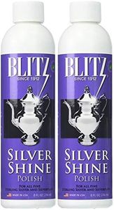 Blitz 20633 Shine Liquid Polish for Sterling Silver-Plated, 8 oz, Pack of 2