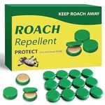 Pack of 12 Roach Killer Indoor Infestation, Cockroach Killing Traps Indoor/Outdoor, Quick Catch Roach Bait Station for Small & Large Roaches, Roach Repellent, Effectively (12)
