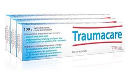 Homeocan Traumacare Cream 100g Pack of 3, Comforting Cream for Muscles & Joints, Non-Greasy, Stain-Free, Odourless, Soothes Discomfort from Sprains, Bruises & Strains, Suitable for Adult & Children 2+