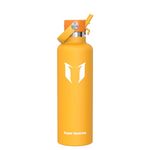 Sparrow Insulated Water Bottle 1L - FlipFlow Metal Water Bottles with Straw Lid - BPA Free - Leakproof Stainless Steel Flask for Sport, Camping, Hiking, Outdoor, Travel
