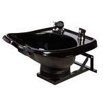 Salon Shampoo Bowl with a Tilt Mechanism for Salon Spa Equipment TLC-B13-WT