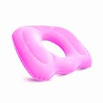 Donut Pillow Seat Cushion for Tailbone Pain Relief, Multifunctional Seat Cushion, Inflatable Head Pillow, Adjustable Donut Pillow, Inflatable Hemorrhoid Pillows, Portable Backrest Cushion (Rose red)