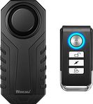 Quick Sense Wireless Bike Alarm 113dB | Anti-Theft Vibration Sensor with Remote | Adjustable Sensitivity & Volume | IP55 Waterproof Motion Alarm for Bicycle, E-Bike, Scooter, Motorcycle | (Pack of 1)