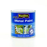 Rustins MPWH250 250ml Quick Dry Metal Paint - White