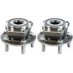 AutoShack Front Wheel Hub Bearing Pair of 2 Driver and Passenger Side Replacement for 2008-2014 Subaru Impreza 2009-2012 2013 2014 Forester 2013-2014 XV Crosstrek WRX 2.0L 2.5L AWD 5-Lug HB613305PR