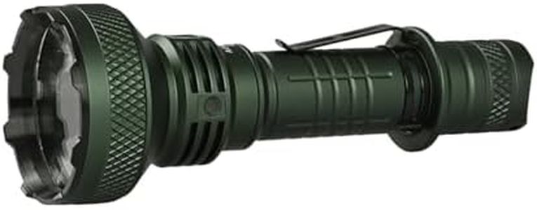ACEBEAM L35 Tactical Flashlight, 5000 High Lumens Rechargeable Flashlight, 711 Yards Long Range Throw Led Flashlight, Super Compact Dual-Switches Flash Light for Emergency, Searching