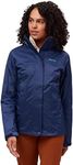 MARMOT Women's PreCip ECO Jacket | Lightweight, Waterproof Jacket for Women, Ideal for Hiking, Jogging, and Camping, 100% Recycled, Arctic Navy, Medium