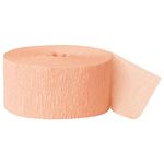 Top Quality Crepe Paper, Crepe Paper (Roll) Pack of 2 for party and wedding decoration (peach)