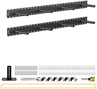 2pcs Large Shelf Brackets Long Floating Shelf Bracket Invisible Floating Shelf Hardware Heavy Duty Floating Mantel Brackets(43"X8"X3" with Tools)