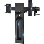 Bdmetals Waterproof Rustproof Gate Latch Heavy Duty for Wooden Fence, Aluminum Double Side Swinging Door Latch Gate Hardware,Self Locking Outswinging Door Latch Gate for Garden Farm