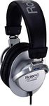 Roland RH-200S Stereo Monitor Headphones Silver Straight Cable – Clear, Accurate and Comfortable for Studio-Quality Monitoring