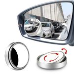 Blind Spot Mirrors for Cars Blindspot Mirrors 2 Pack Wing Mirror Blindspot 360°Rotate Reversing Auxiliary Blind Spot Mirrors Car Accessories HD Glass Waterproof