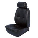 ProCar by Scat 80-1300-51L PRO-90 Series 1300 Black Vinyl Left Recliner Seat with Headrest