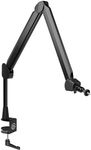 Elgato Wave Mic Arm - Premium Broadcasting Boom Arm with Cable Management Channels, Desk Clamp, 1/4" Thread Adapters, Fully Adjustable, perfect for Podcasts, Streaming, Gaming, Home Office, Recording