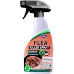 Aviro Flea Spray For The Home - Fast Acting Professional Home Flea Treatment For House. Safe And Non Toxic Household Flea Spray For Immediate Control Against Fleas. 500ml Flea Killer Spray