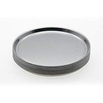 AMTAST MB65S Aluminum Sample Pan 90mm Disposable Weighing Pans Dishes for Laboratory Moisture Balances, 50PCs