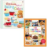 Children Book Of Baking Cakes [Hardcover] By Abigail Wheatley & The Kids Only Cookbook By Sue Quinn 2 Books Collection Set