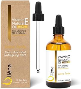 Olio di vitamina E (tocoferolo) 100% naturale Vegano, trattamento viso antietà, struccante waterproof, corpo e capelli, unghie e cuticole, crema idratante riparatrice per le mani 50 ml