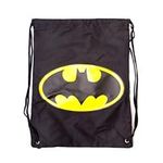 Batman Double-Sided Gym Bag with Classic Logo and Comic Strip