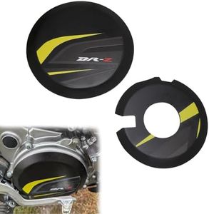 JFG RACING Engine Case Cover CNC Aluminum Clutch Saver Engine Guard For DRZ 400E DRZ400S DRZ400SM -Black/Gold