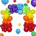 KAWKALSH Rainbow Balloon Arch Kit 1