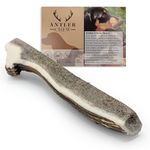 Antler Chew - Eeasy Chew XL Split Deer Antlers for Dog (From 14cm, 91-120g) for All Dogs and Puppies, Natural Dog Treat Toy, Sustainable, Naturally Shed