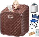 COSTWAY Portable Steam Sauna, 2L Fo