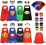 Jojoin 8 PCS Superhero Capes for Ki