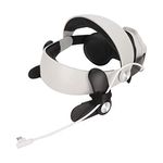 VR Head Strap Accessories for Quest 2, Replacement for Elite Strap and Adjustable Headband Providing Enhanced Support and Comfort in VR (MQ2 Battery Type)