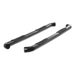 ARIES 204045 3-Inch Round Black Steel Nerf Bars, No-Drill, Select Chevrolet Silverado, GMC Sierra 1500, 2500, 3500 HD