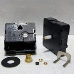 New Replacement UTS Euroshaft Quartz Clock Movement (Shaft Length 16 mm) (Minute Hand Fixing Nut Gold Closed)