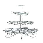 Premier Housewares 4-Tier Cupcake Stand - Chrome