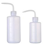 Wash bottle LDPE Bottle with Narrow Mouth 250ml 500ml (Pack of 2)