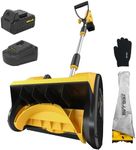 ZEGJAW Cordless Snow Shovel, 20V 12