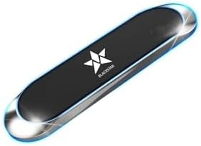 Blackstar MX1 Magnetic Mobile Phone Holder for Car Dashboard/Bike/Home/Office - has Strong & Safe Magnets -Car Phone Mount Stand-Compatible with All Mobiles (MAGSAFE Incompatible)