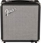 Fender Rumble 15, Bass Amp, 15W, Suitable For Electric Bass Guitar, Small/Compact Bass Practice Amp, Black/Silver