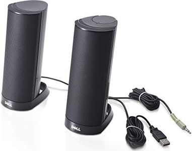 Dell AX210 USB Stereo Speaker System (W955K), Black